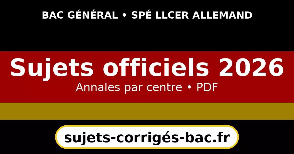 bac general specialite llcer allemand 2026